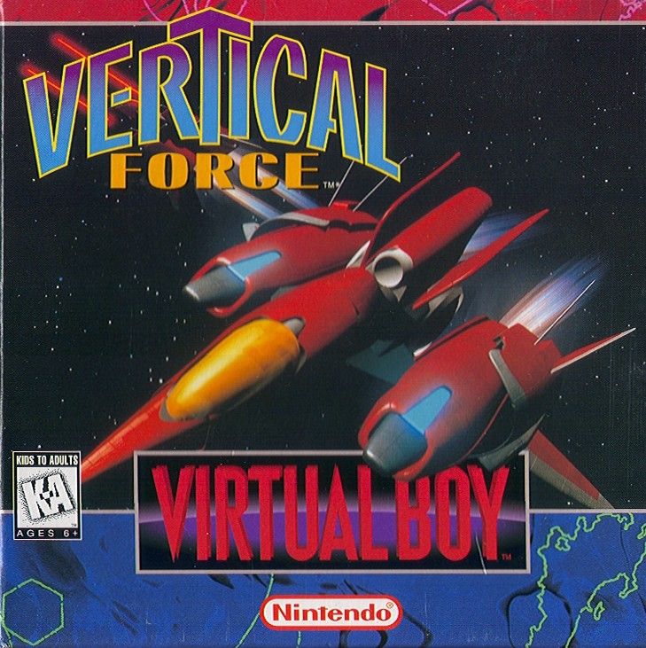 Vertical Force box art for Virtual Boy